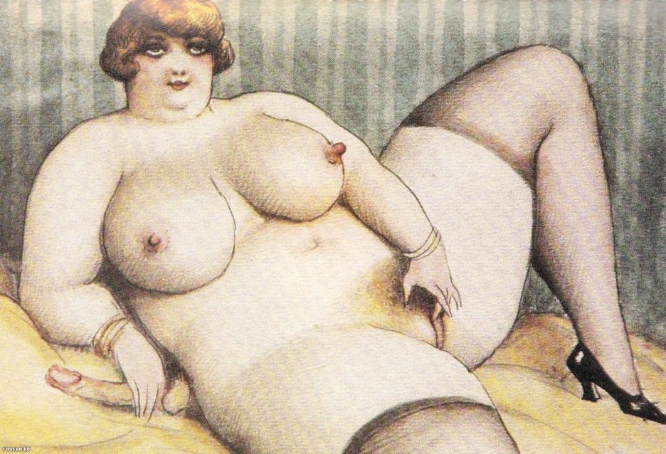 Эротические рисунки толстых