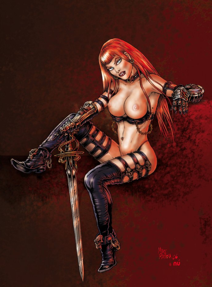 Рыжая Соня Red Sonja косплей эро