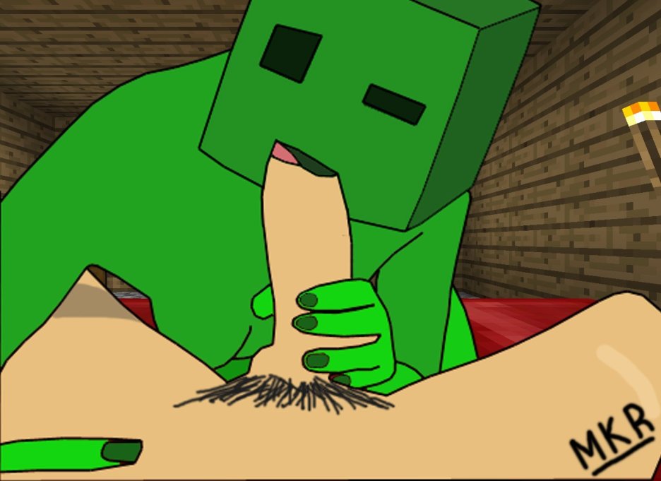 Hentai Стив и девушка КРИПЕР