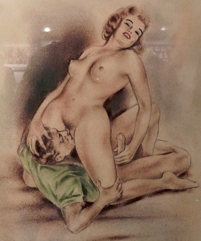 Ебля в живописи графике