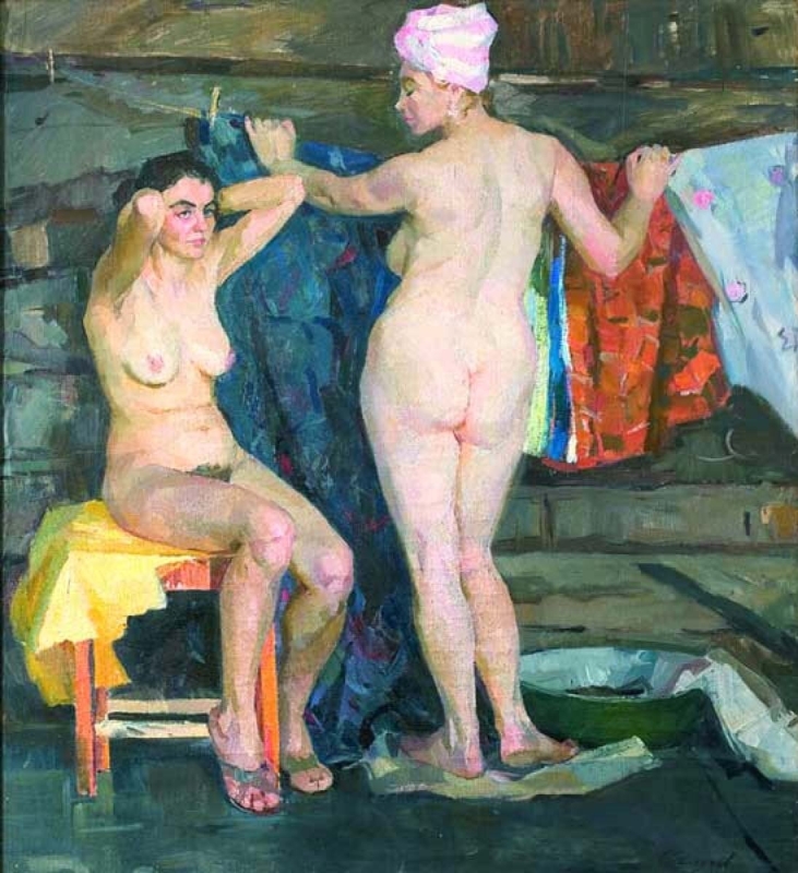 Голые женщины в Советской живописи