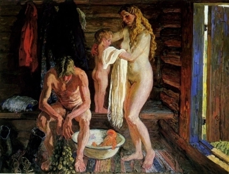 Русская баня картины