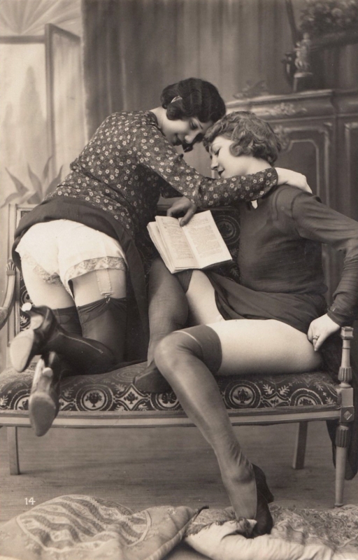 Французские эротические открытки 1920-х годов.