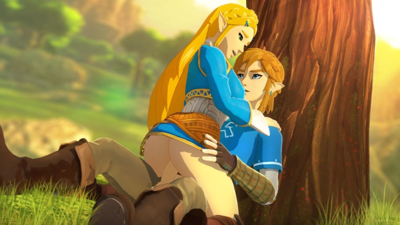 Линк и Зельда Breath of the Wild 18