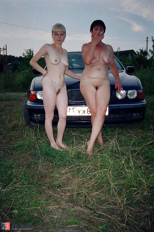 Голые бабы в русских авто