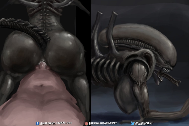 Ксеноморф самка Королева ass rule34