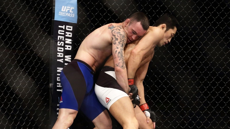 Колби Ковингтон с девушками UFC